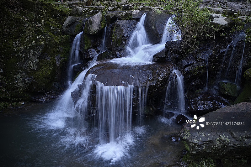 浙江绍兴百丈飞瀑风景区图片素材