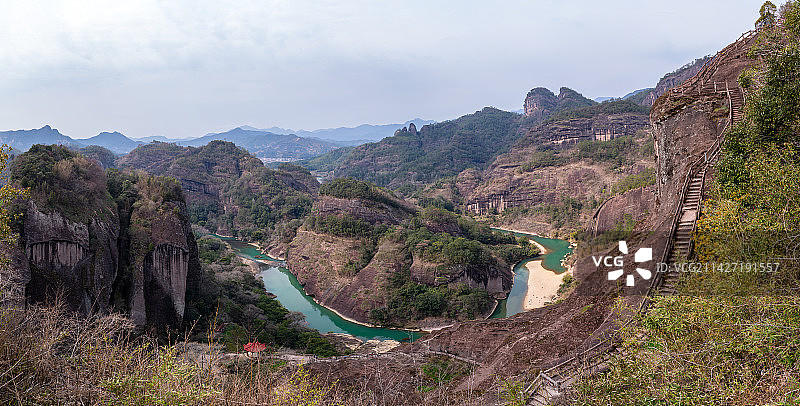 福建南平武夷山天游峰景区风光图片素材