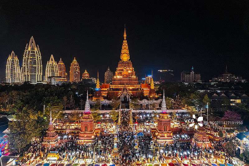 星光夜市图片素材