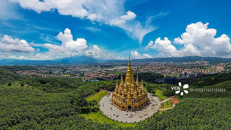 西双版纳大佛寺图片素材