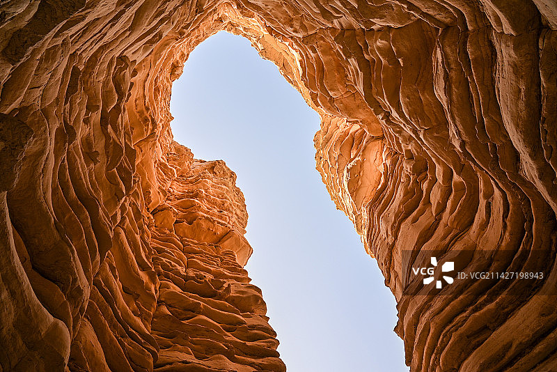 新疆大海道无人区神仙洞图片素材