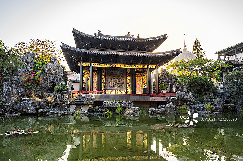 广州粤剧艺术博物馆古建筑图片素材