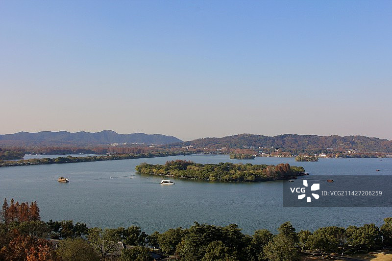 杭州西湖一景图片素材