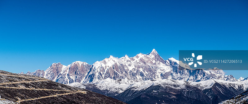 雪山风光图片素材