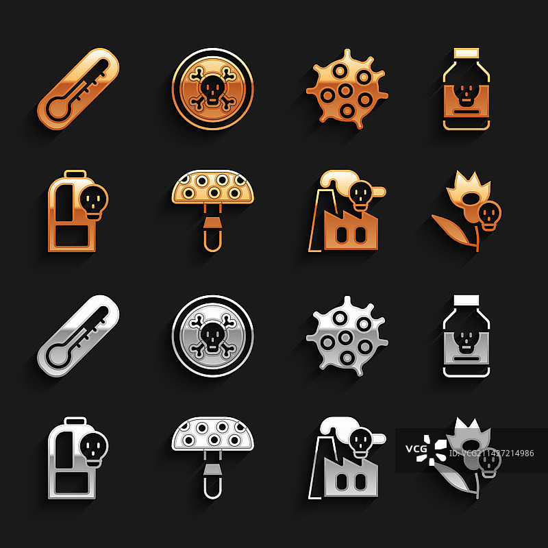 毒蝇伞蘑菇药丸花朵组合图片素材