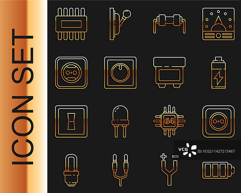 电池电量指示器图片素材