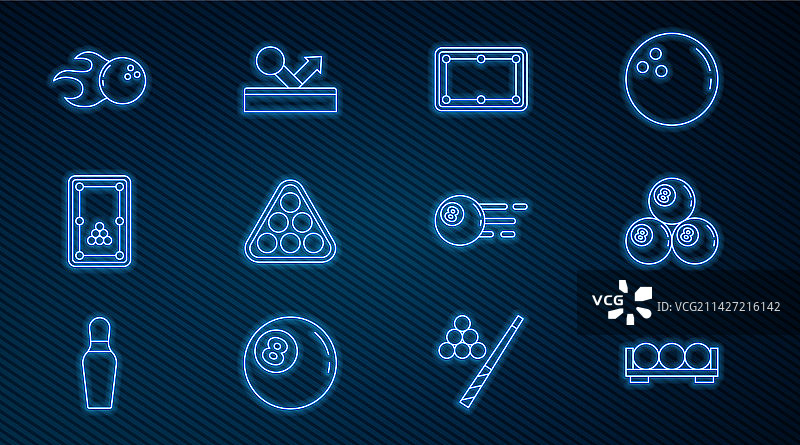 球架上的台球桌图片素材