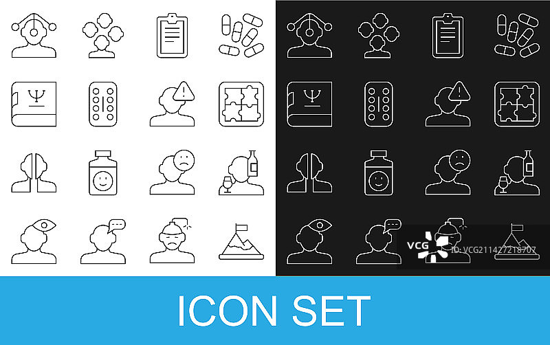 山顶带旗帜的山脉酒精中毒图片素材