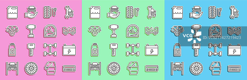 汽车音响电池事故轮胎图片素材