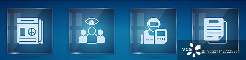 新闻：特工与警官图片素材