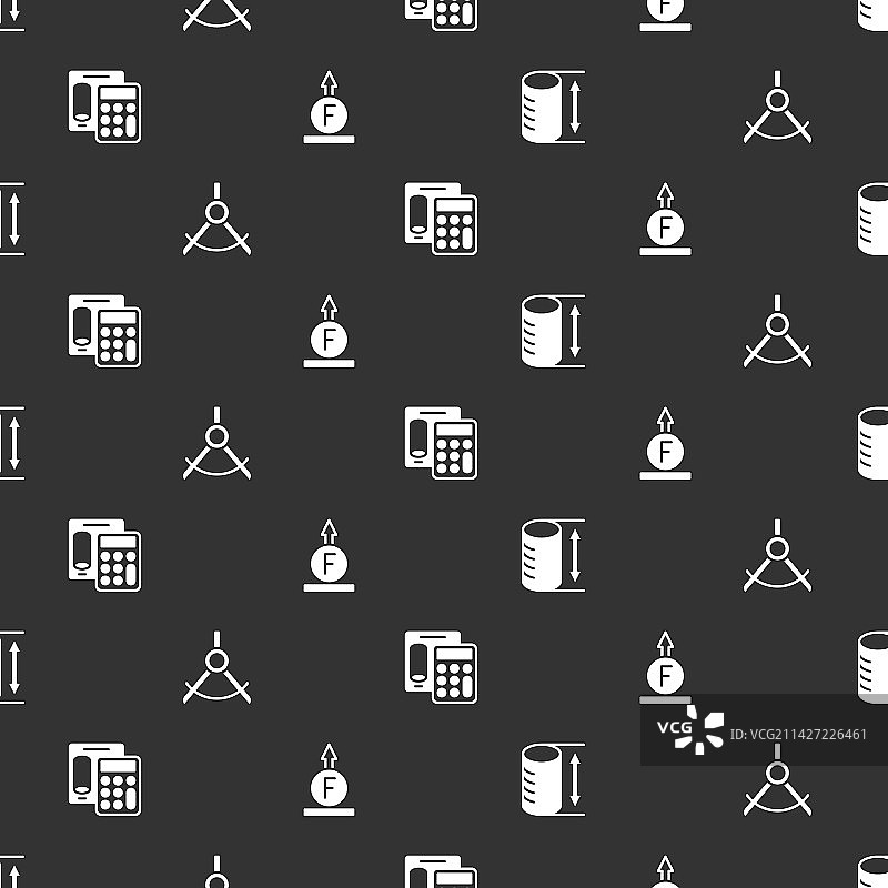 几何图形绘图圆规组合图片素材