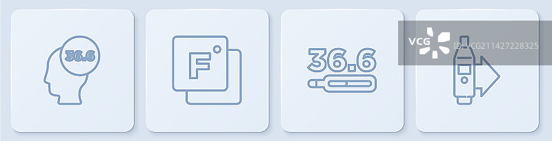 华氏医用体温计图片素材