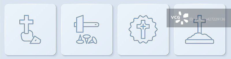 基督教十字架耶稣受难图片素材