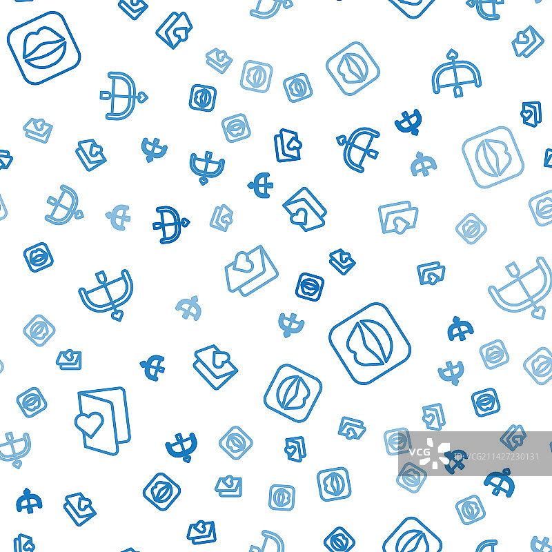 情人节宣传单，微笑的嘴唇图片素材