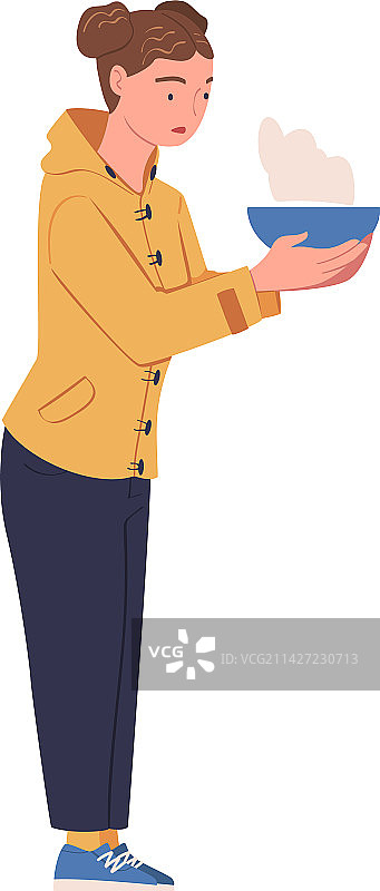 志愿者为无家可归者或难民提供食物图片素材