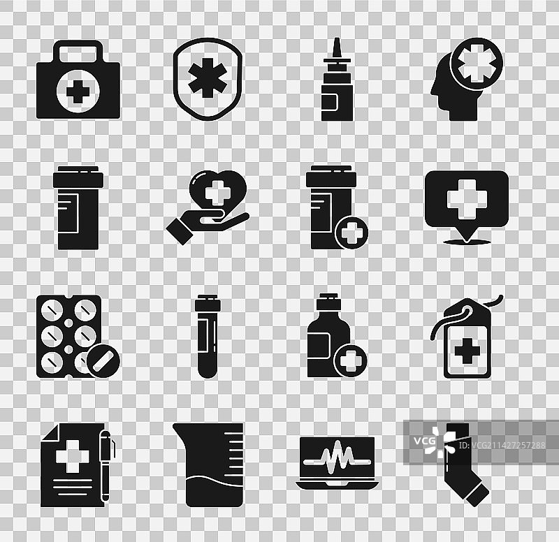 医院用吸入器地图标识图片素材