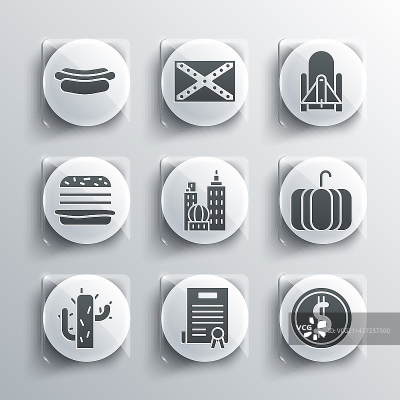 独立宣言纪念币图片素材