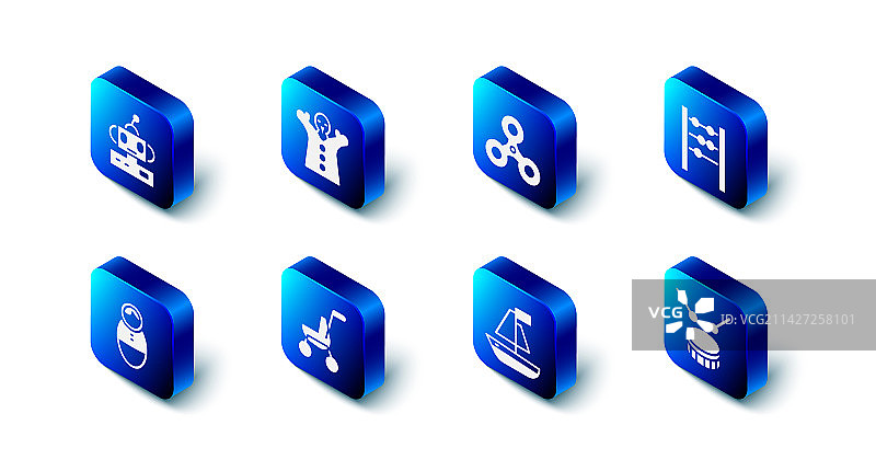 手上的玩具木偶、指尖陀螺图片素材