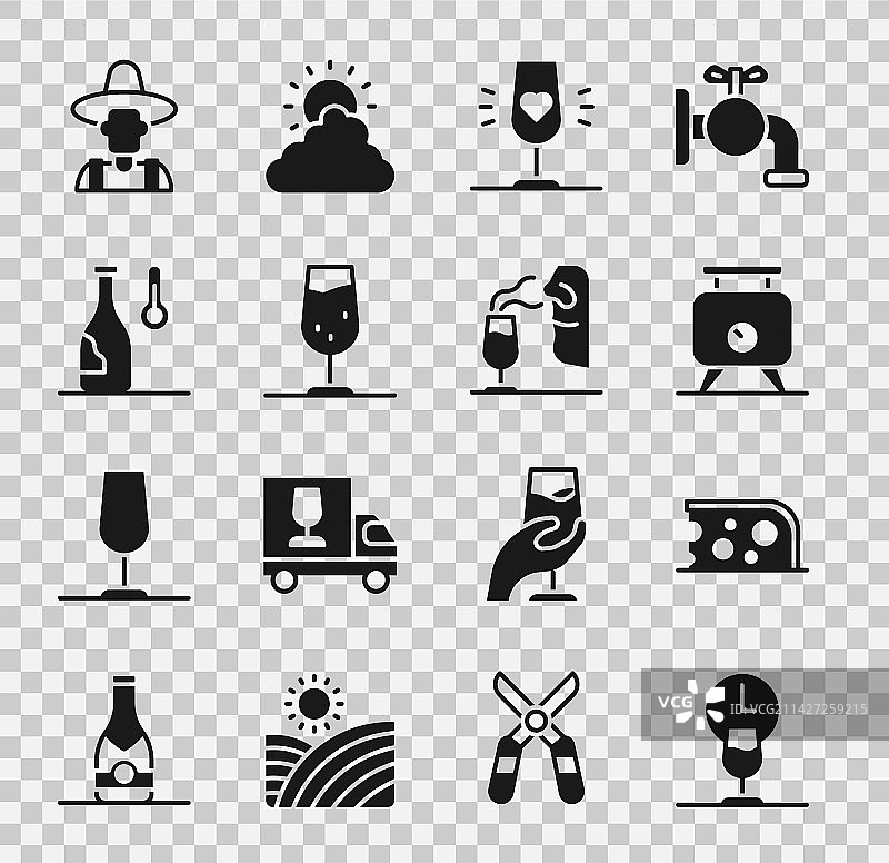 葡萄酒品鉴：奶酪与葡萄发酵图片素材