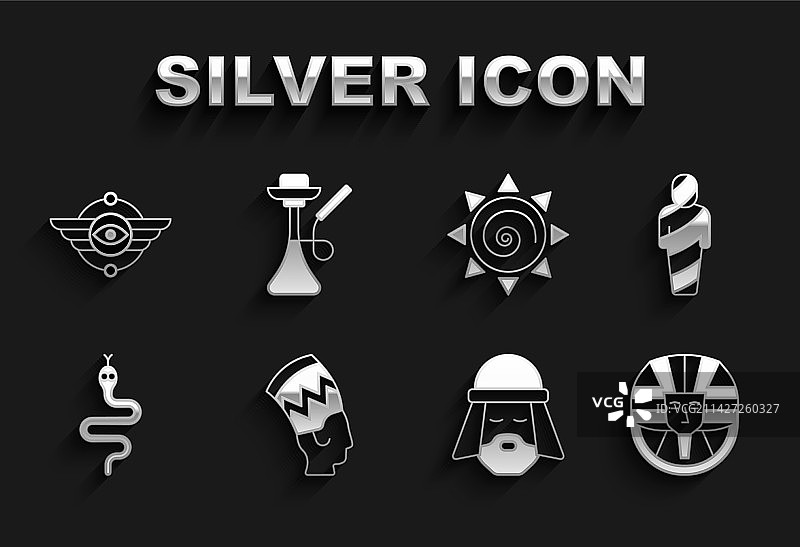 奈费尔提蒂埃及木乃伊埃及法老图片素材