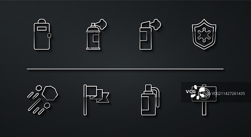 警察防暴盾牌图片素材