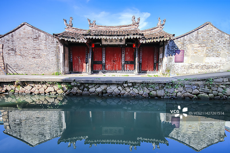 温州永昌堡楼下派祠图片素材