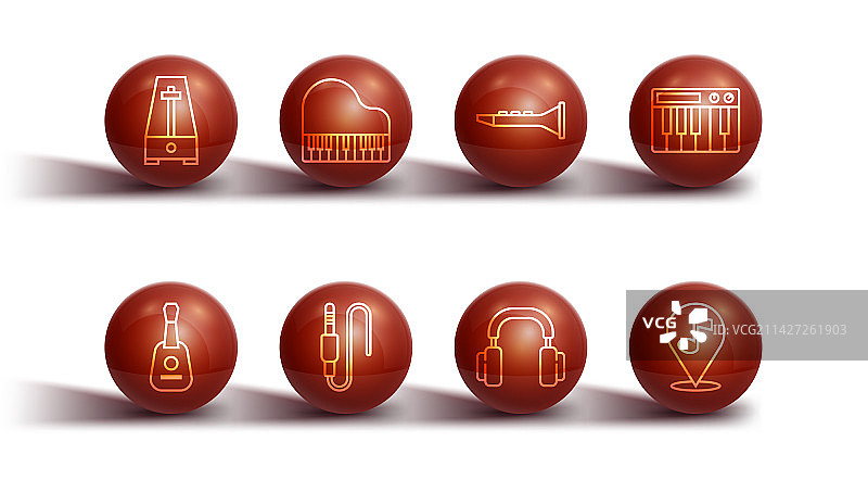 节拍器摆锤吉他音乐套装图片素材