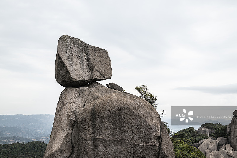 福建太姥山~大盘石图片素材