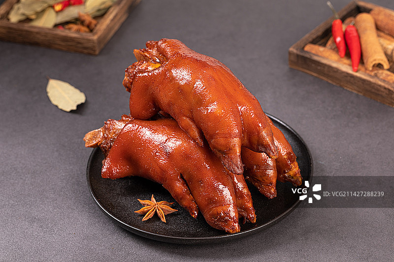 卤猪蹄图片素材