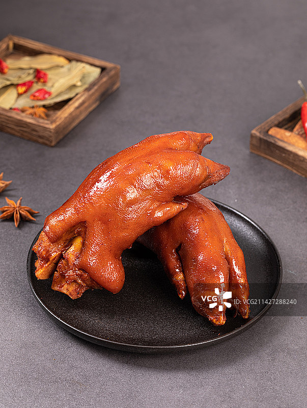 卤猪蹄图片素材