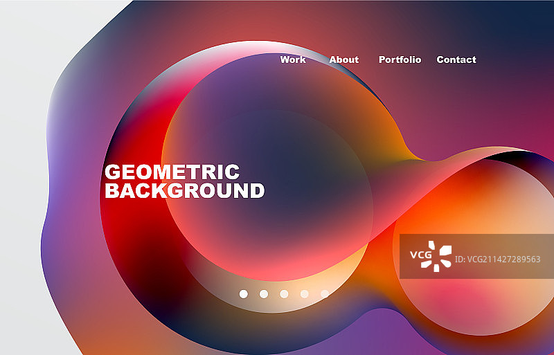 抽象的液体背景为您的登录页图片素材