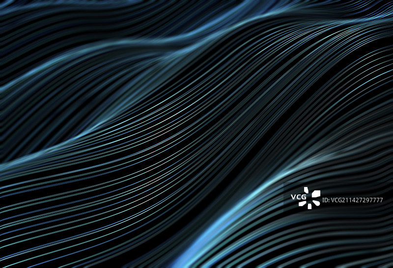 3D渲染的数据线条图片素材