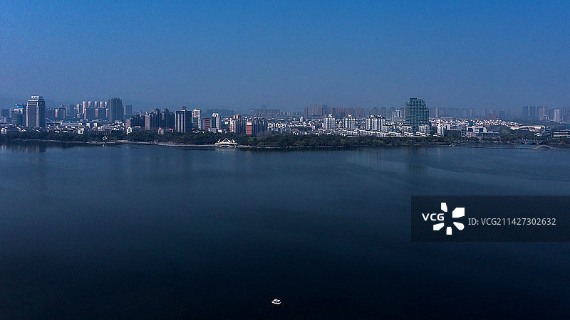 柯桥湖景图片素材