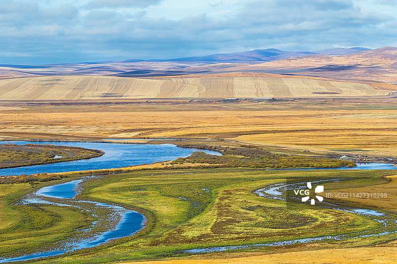 额尔古纳河湿地图片素材