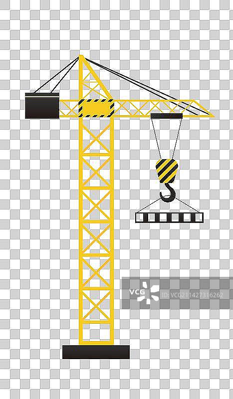建筑工程吊车图片素材