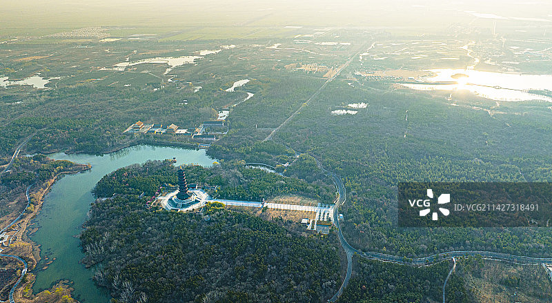 初春三台山图片素材