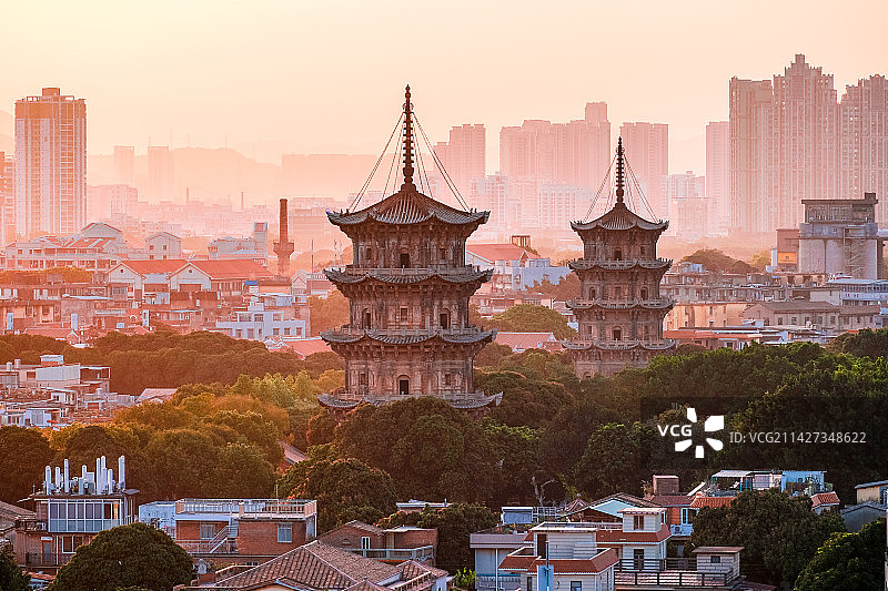 泉州双塔图片素材