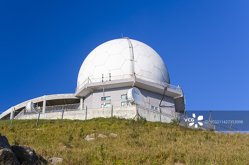 香港大帽山顶天文气象观测站图片素材