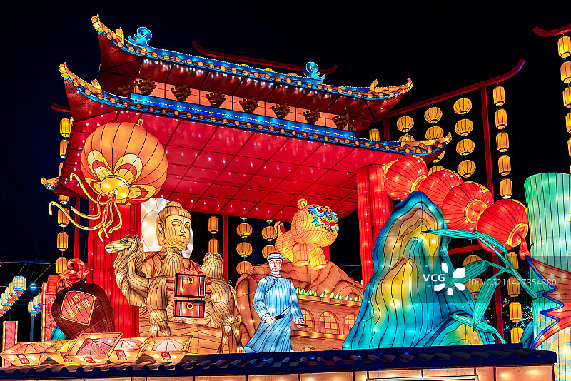 自贡灯会图片素材