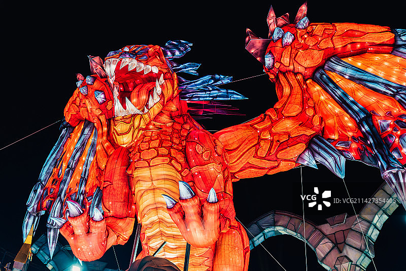 自贡灯会图片素材