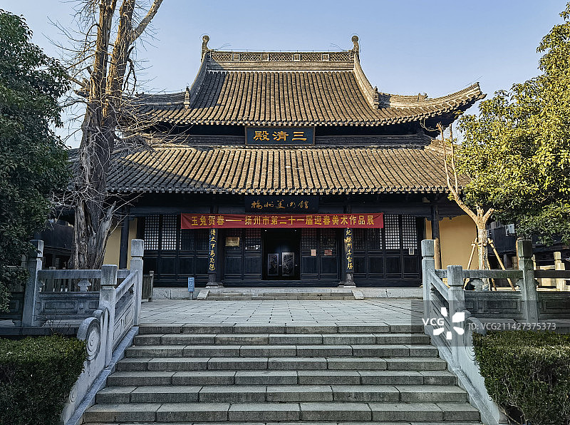 扬州美术馆 琼花观图片素材