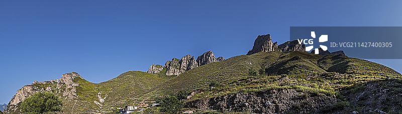 繁峙县灵岩山山脉图片素材