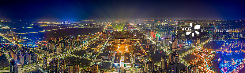 吉安市区全景图图片素材