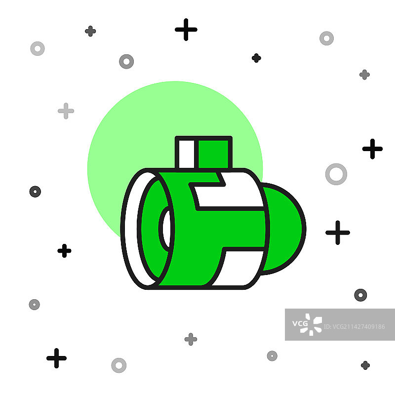 轮廓喷气发动机涡轮图标图片素材