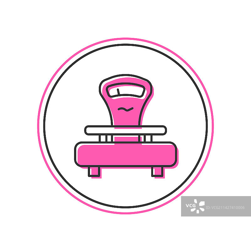 白色背景上的刻度图标图片素材