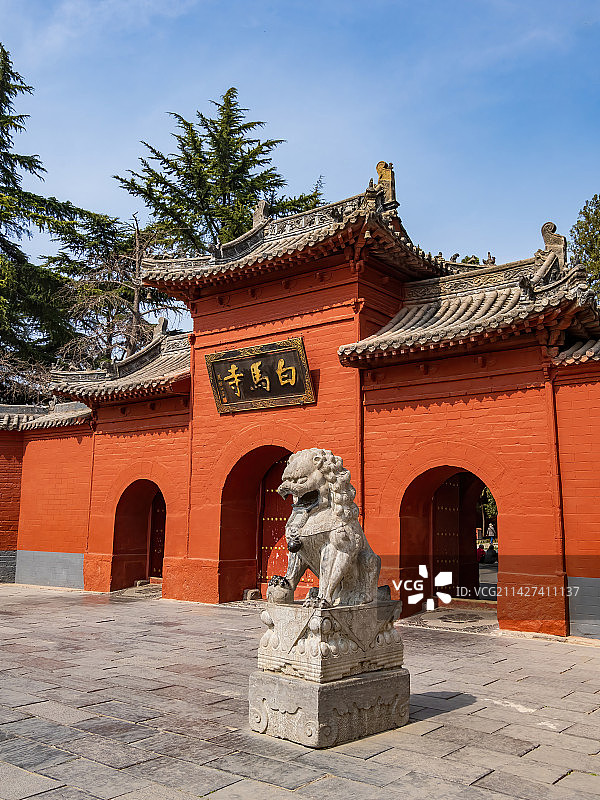 中国河南洛阳白马寺 佛教 寺庙图片素材