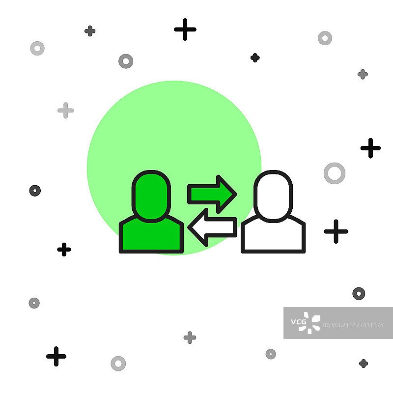 填充线条工作切换独立图标图片素材