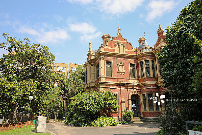 澳大利亚墨尔本大学建筑风光图片素材