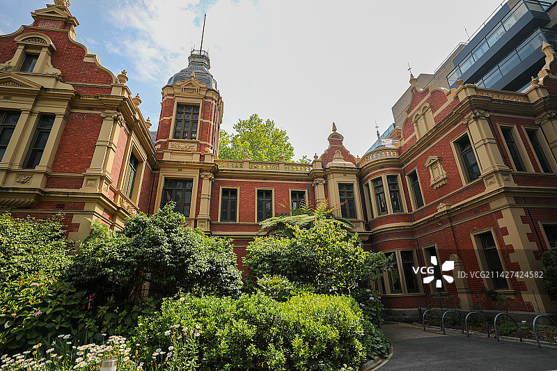 澳大利亚墨尔本大学建筑风光图片素材