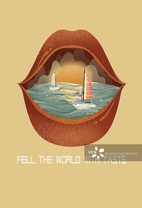 用味道感受世界图片素材